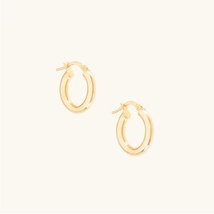 CATBIRD Grand Tubetti Gold Hoops (pair) - 10mm
14k Solid Gold